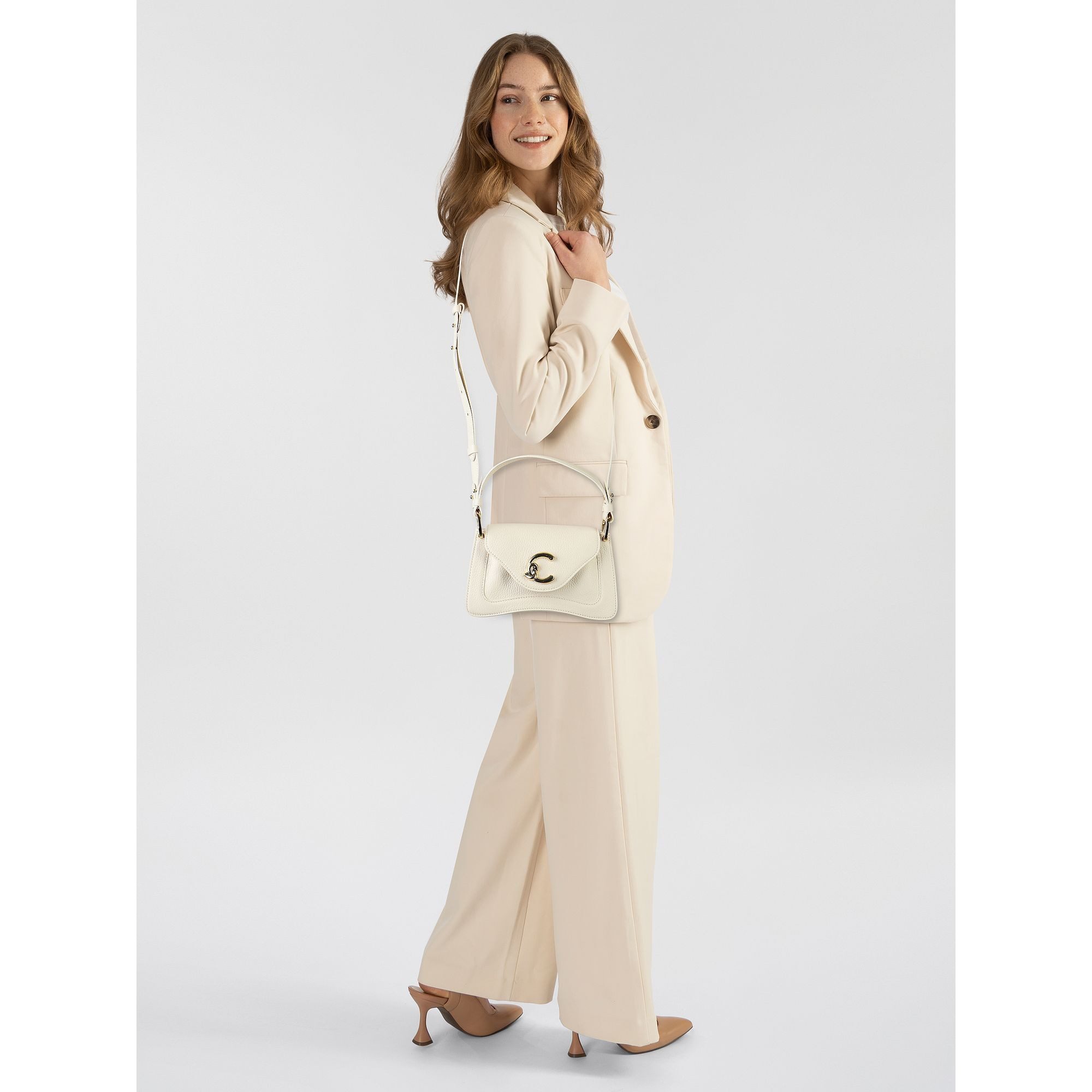 COCCINELLE Schultertasche C-Me, Leder