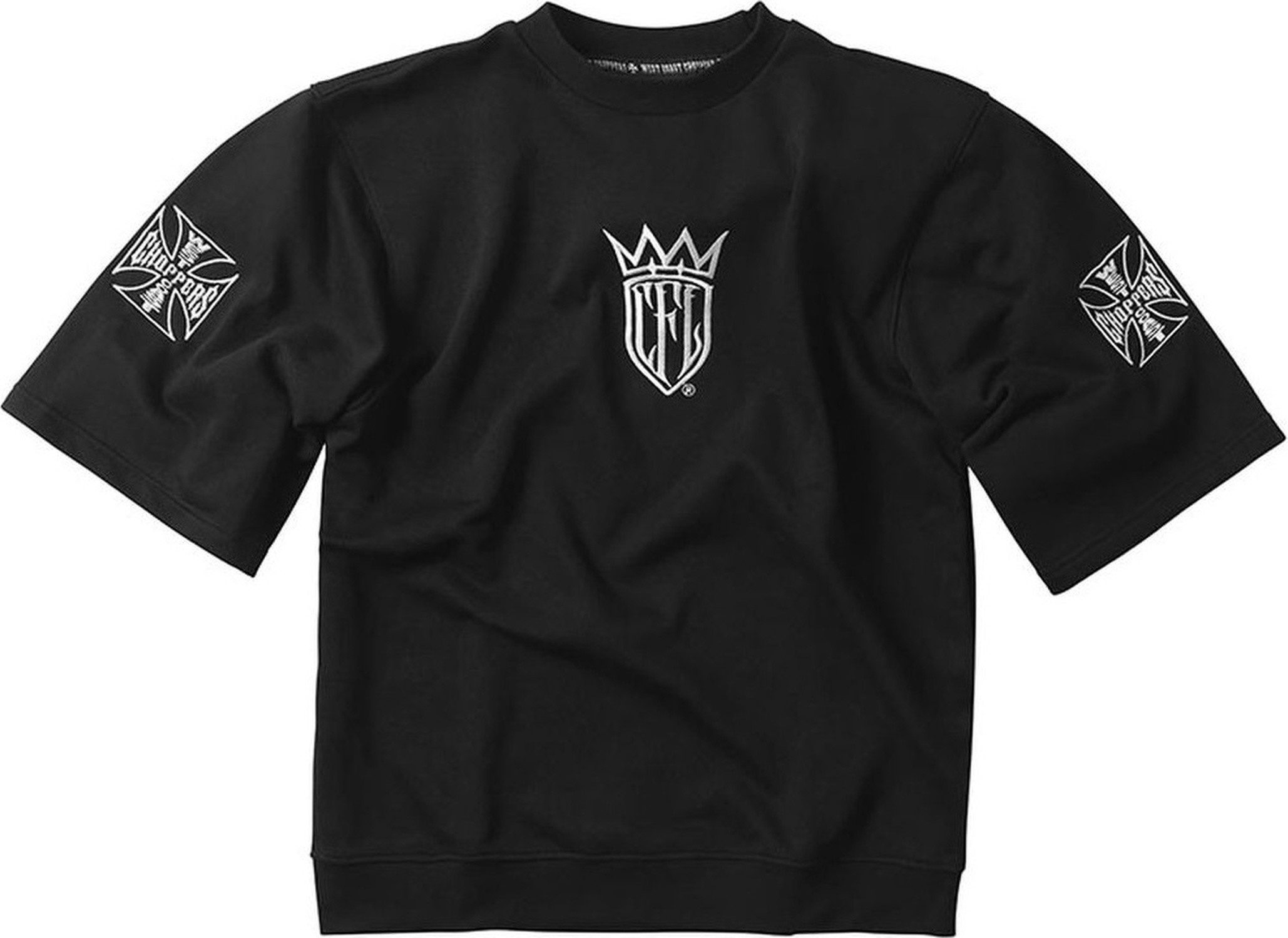 West Coast Choppers Rundhalspullover Cfl Chop Sleeve Sweatshirt