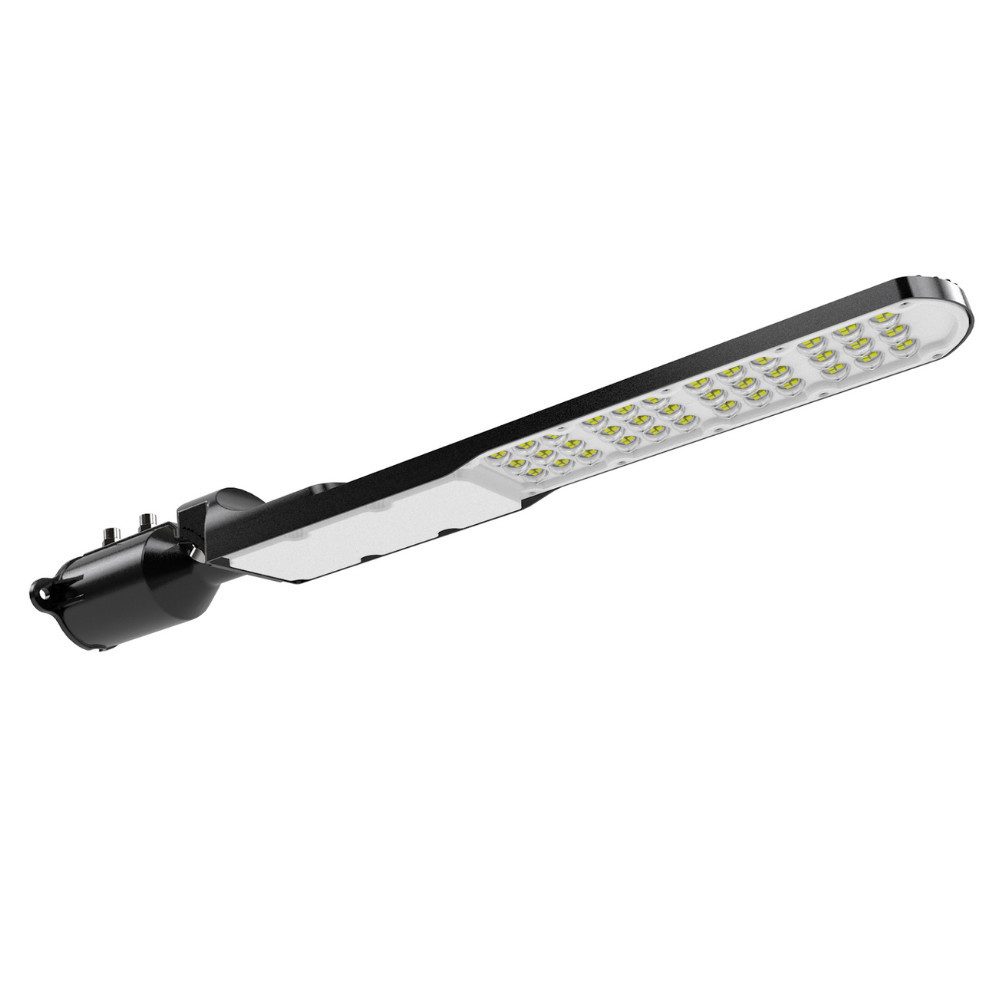 LUXULA LED Flutlichtstrahler LUXULA LED Straßenleuchte 100 W 5000 K Neutralweiß Schwarz, LED fest integriert, Neutralweiß