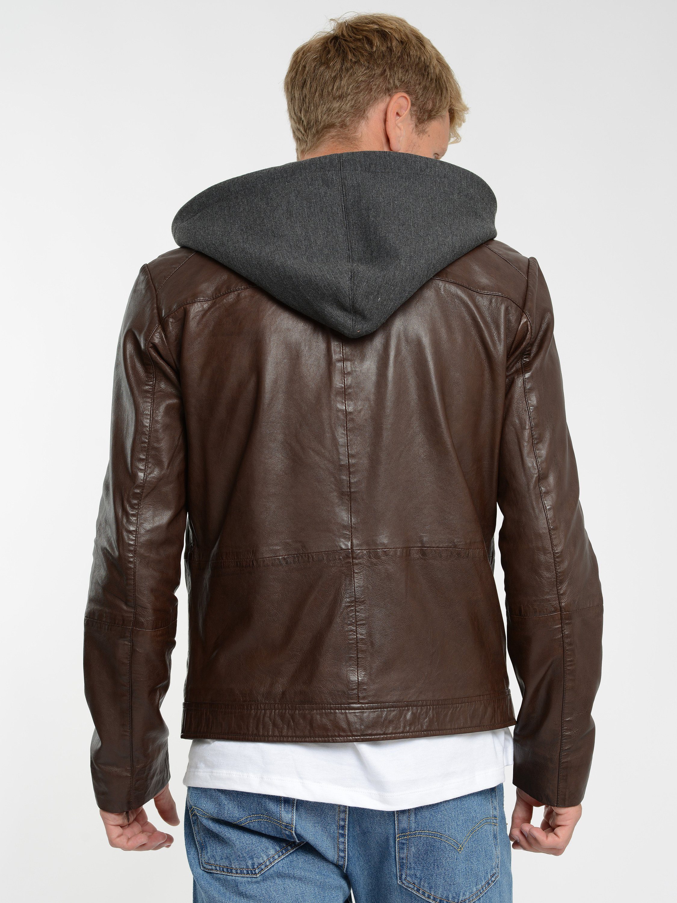 Maze Lederjacke 42020525 brown