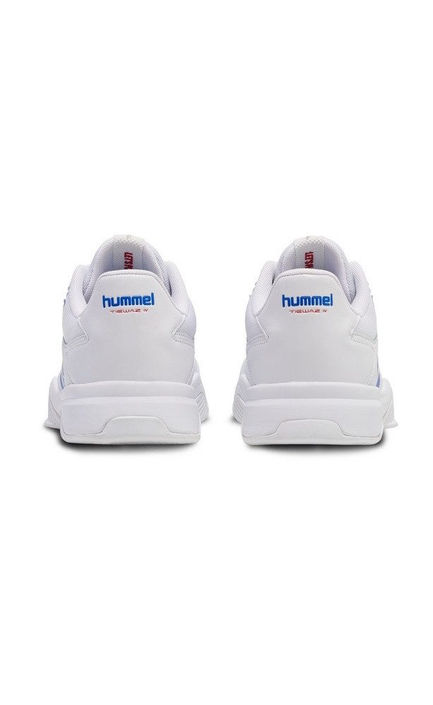 hummel Hallen-Indoorschuhe Teiwaz IV weiss/blau Herren Badmintonschuh