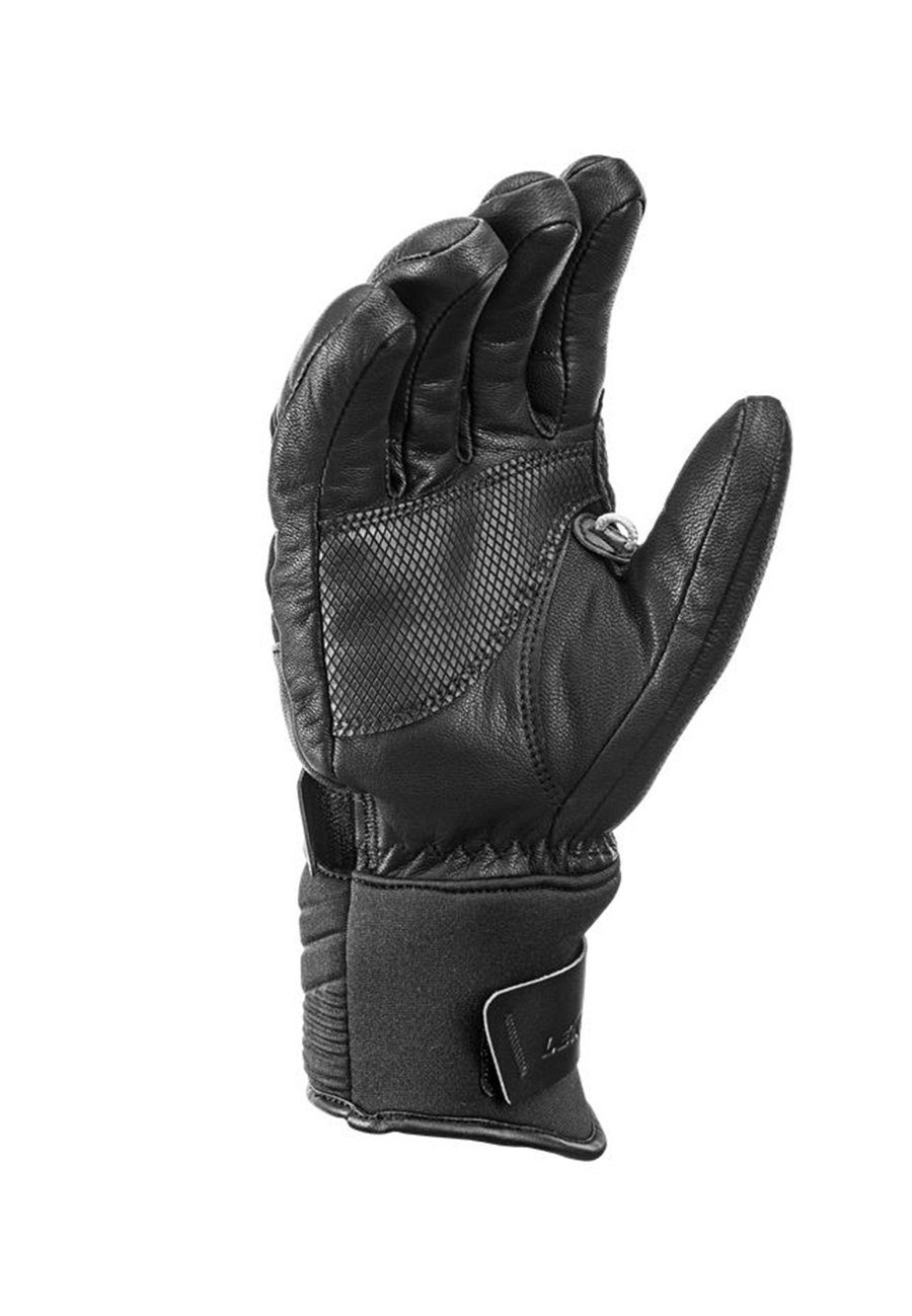Leki Fäustlinge Leki Griffin S Ski-Lederhandschuh 649-809301 schwa