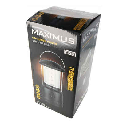 Maximus LED Taschenlampe »20W LED Camping Leuchte max. 680 Lumen mit Dimmsch«