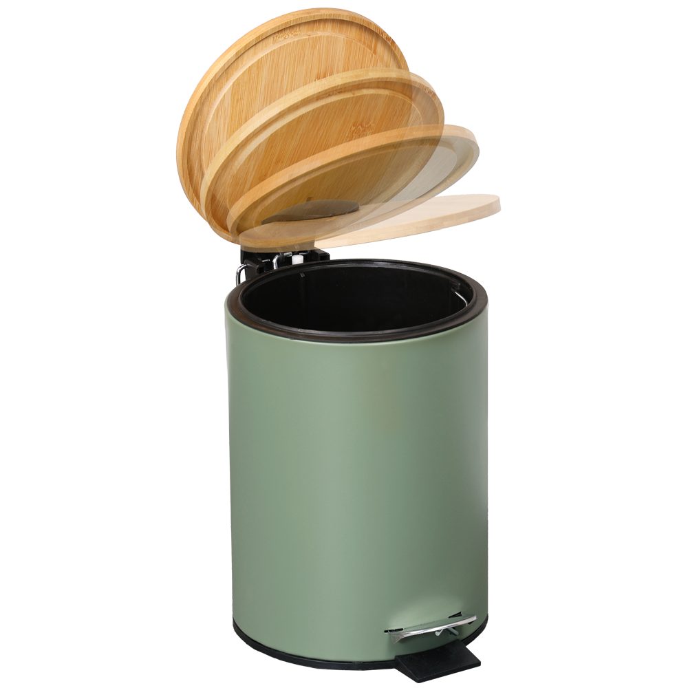KESPER® Kosmetikeimer Mülleimer Bambus, FSC® zertifiziert, 3l, inkl. Inneneimer, Deckel mit Soft-Close