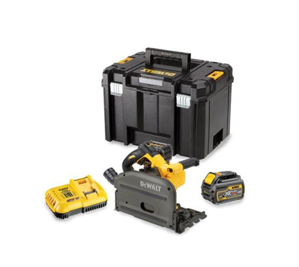 DeWalt Akku-Tauchsäge DEWALT Akku-Tauchkreissäge DCS520T2 165 mm 54 V 2x6,0 Ah FLEXVOLT