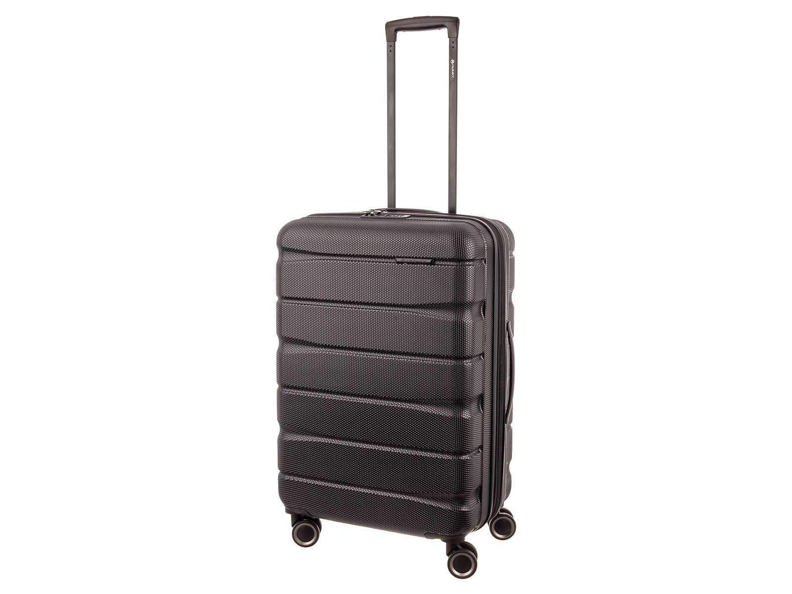 Franky Handgepäckkoffer ABS13 66er Trolley Hartschale, 4 Rollen, Dehnfalte