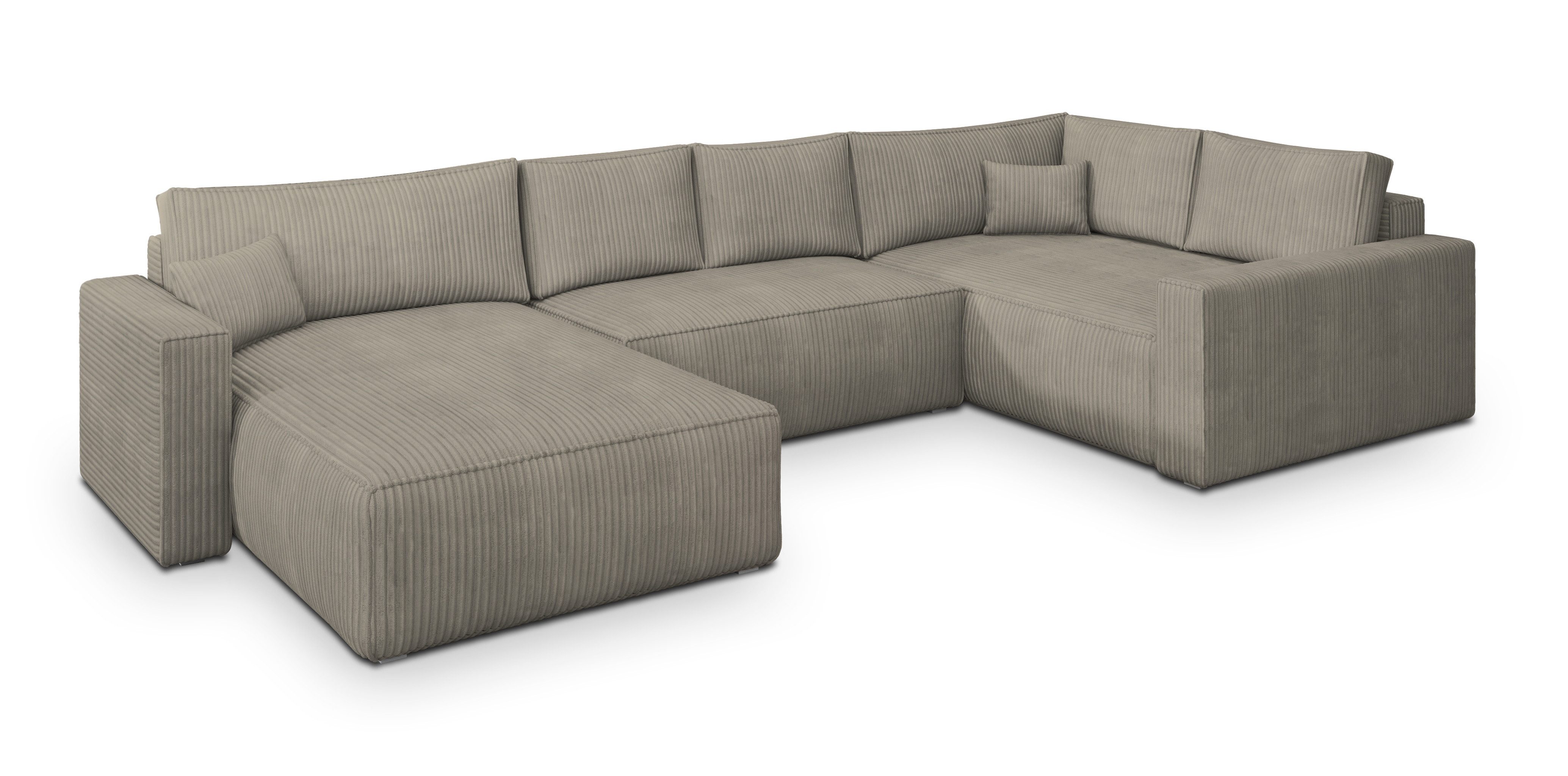 Masseno Ecksofa VELAMI mit Schlaffunktion U-Form, günstig online kaufen