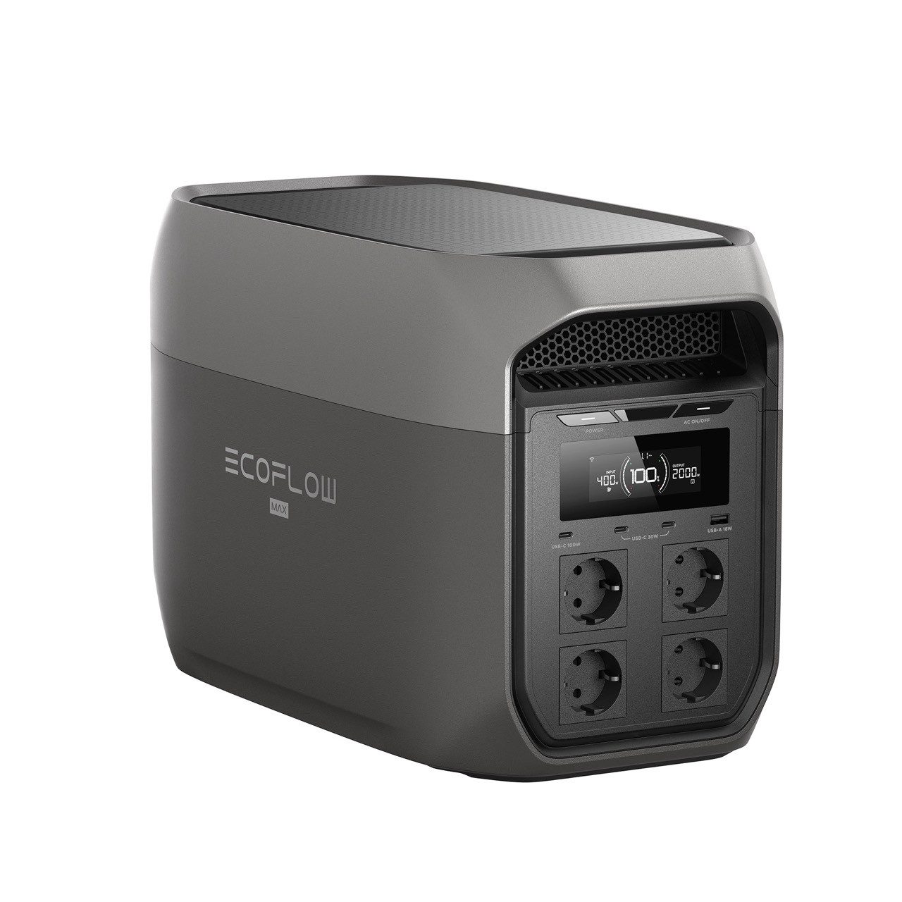 Ecoflow EcoFlow Delta 3 Max PowerStation 0% MwSt. (Angebot § 12 Abs. 3 UstG) Powerstation Dieses Angebot richtet sich ausschließlich an Privatkäufer und beinhaltet den Mehrwertsteuersatz von 0% gem. §12, Abs. 3 UstG (220-240 VAC V), Intelligente Ausgangss