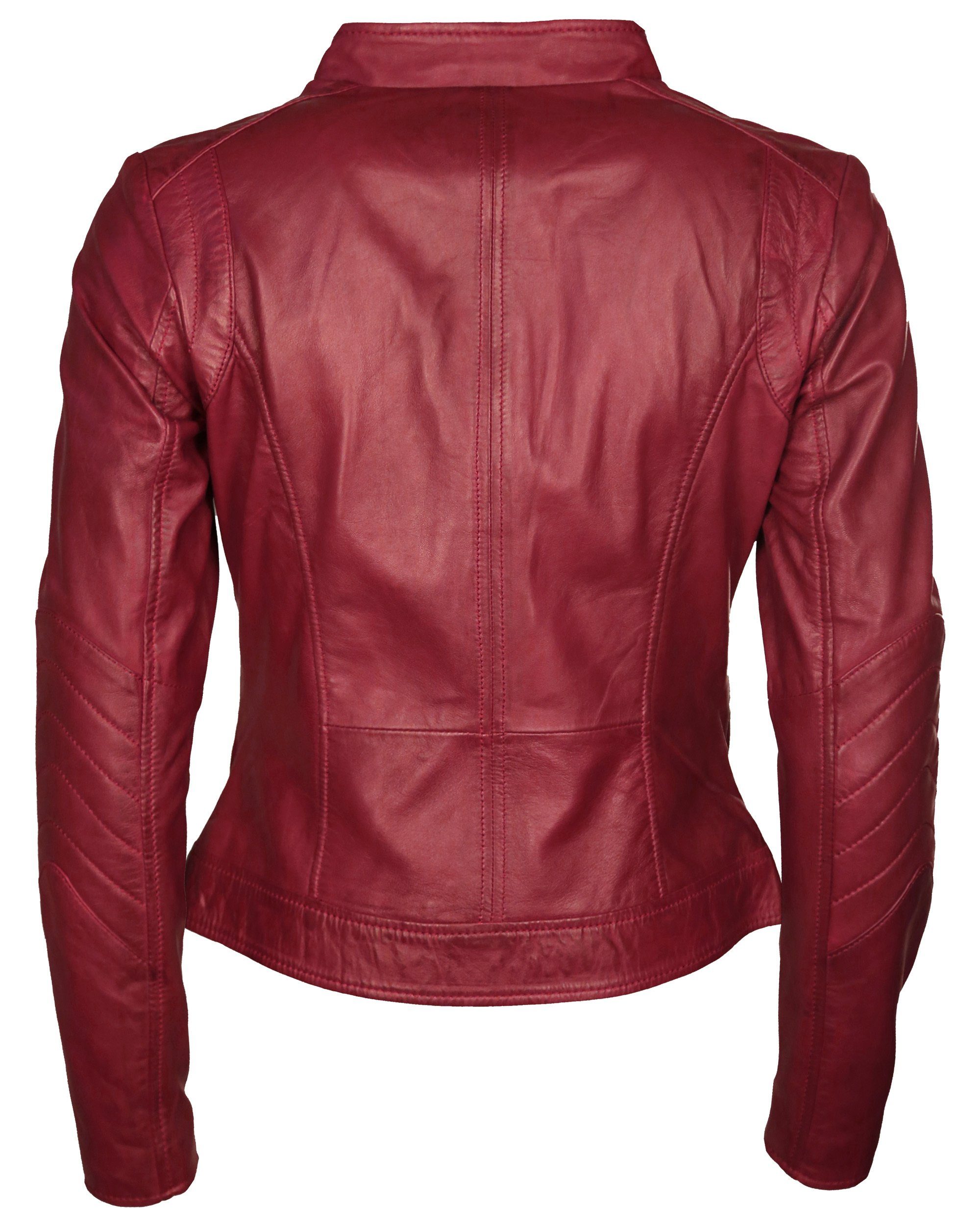 Maze Lederjacke Marcie rot