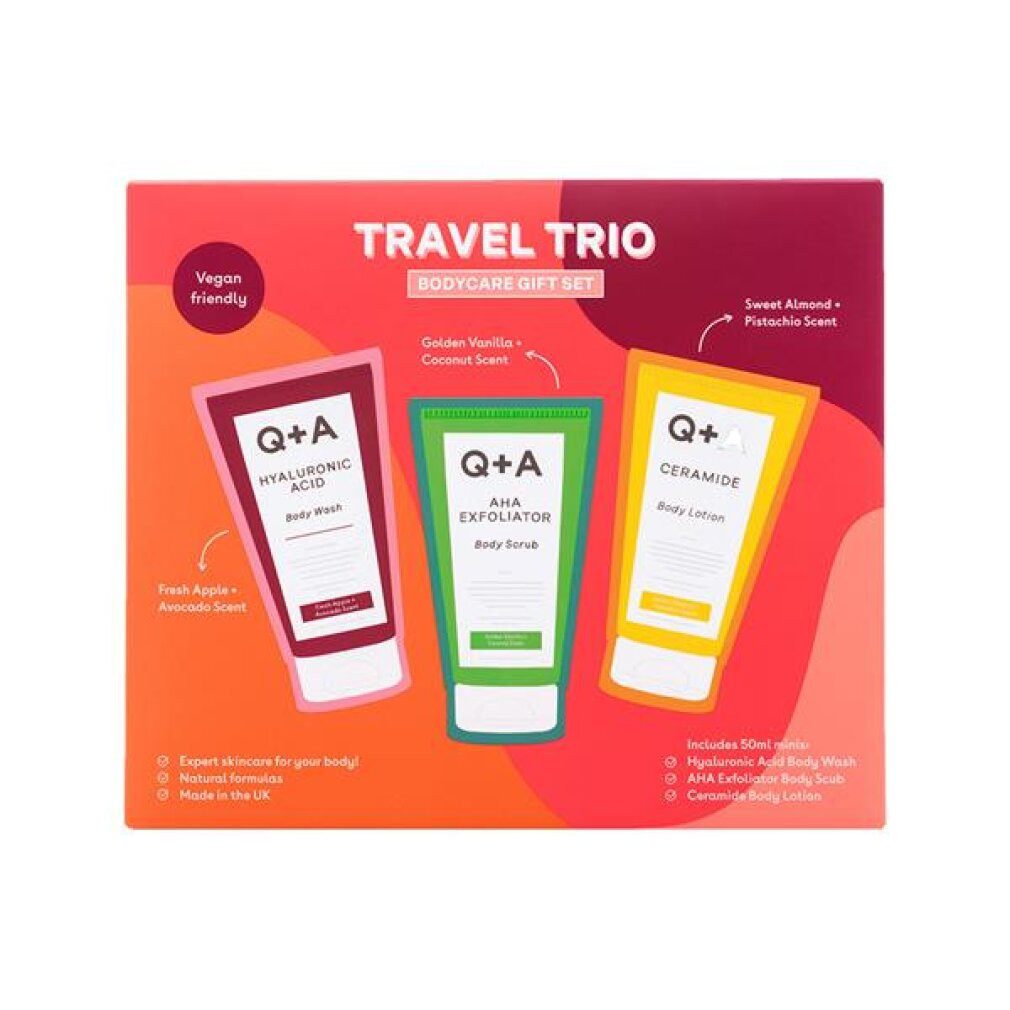 Q A Hautpflege-Set Reise-Trio