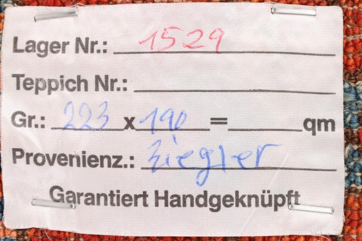 Orientteppich Ziegler Farahan 191x224 rechteckig, mm 6 Trading, Handgeknüpfter Nain Höhe: Orientteppich