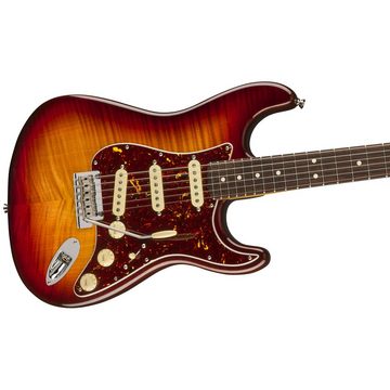 Fender E-Gitarre, 70th Anniversary American Professional II Stratocaster RW Comet Burs