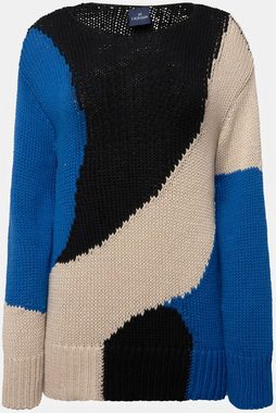 Laurasøn Fleecepullover Pullover Colorblocking