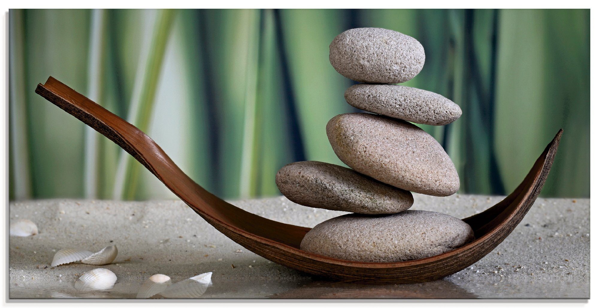 Artland Glasbild Gleichgewicht, Zen (1 St), in verschiedenen Größen