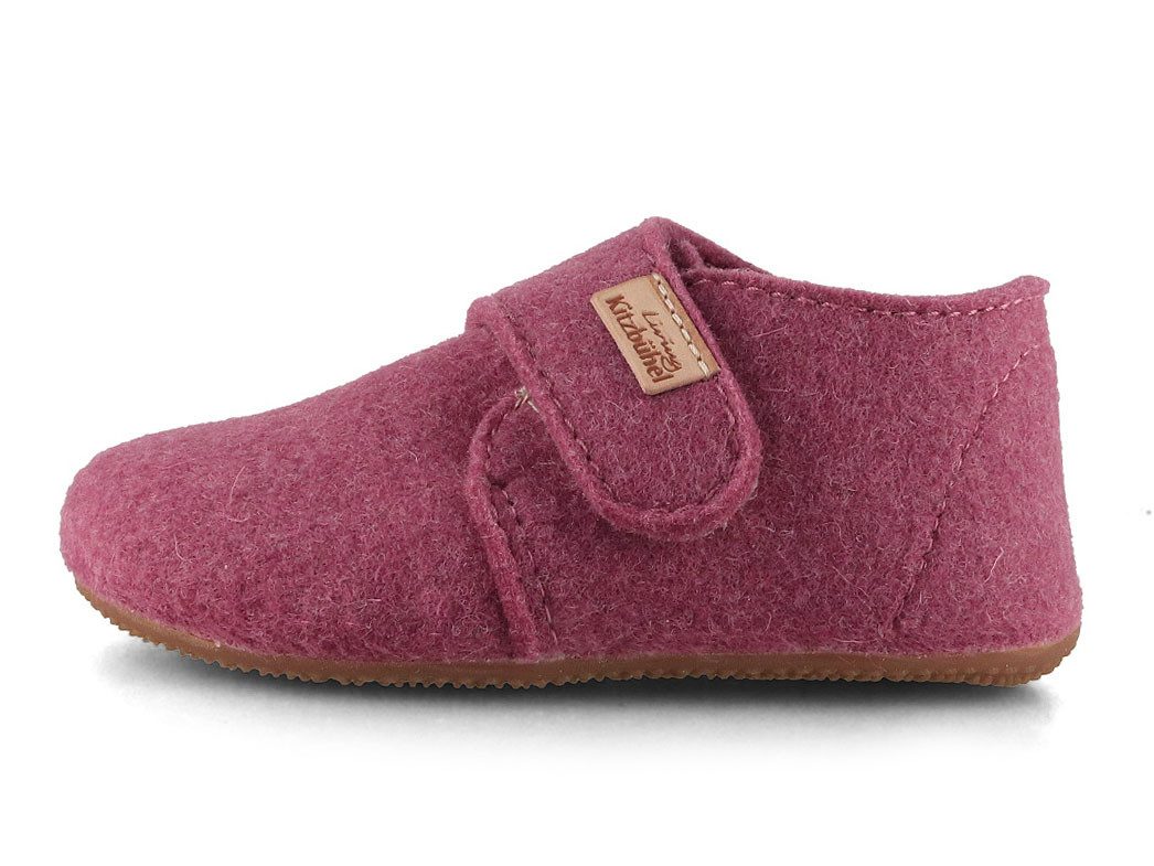 Living Kitzbühel Baby Klettschuhe Franzi Filz, iris Hausschuh Klettverschluss