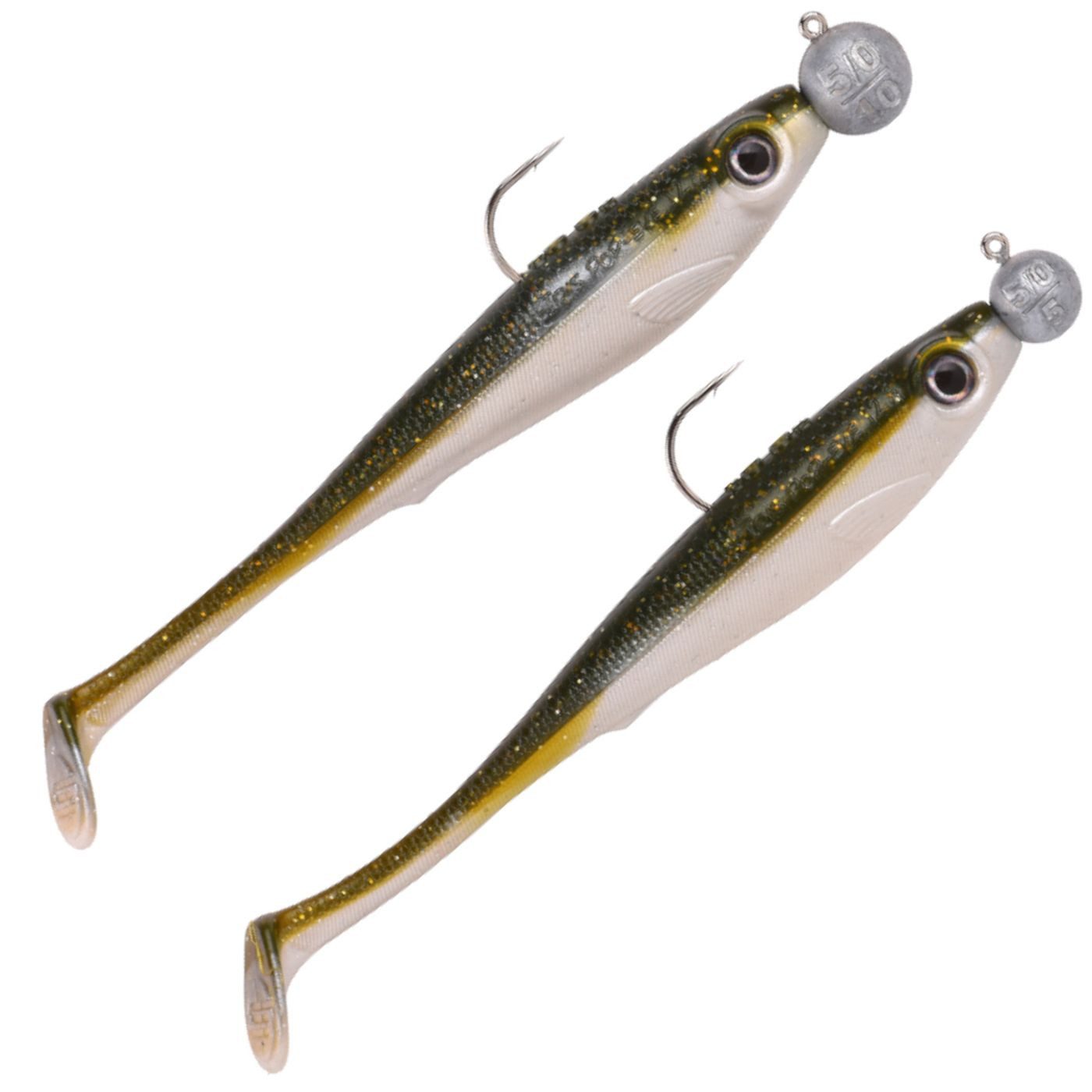 Kunstköder Spro Iris Popeye To-Go 12cm 5+10g - 2 montierte Gummifische