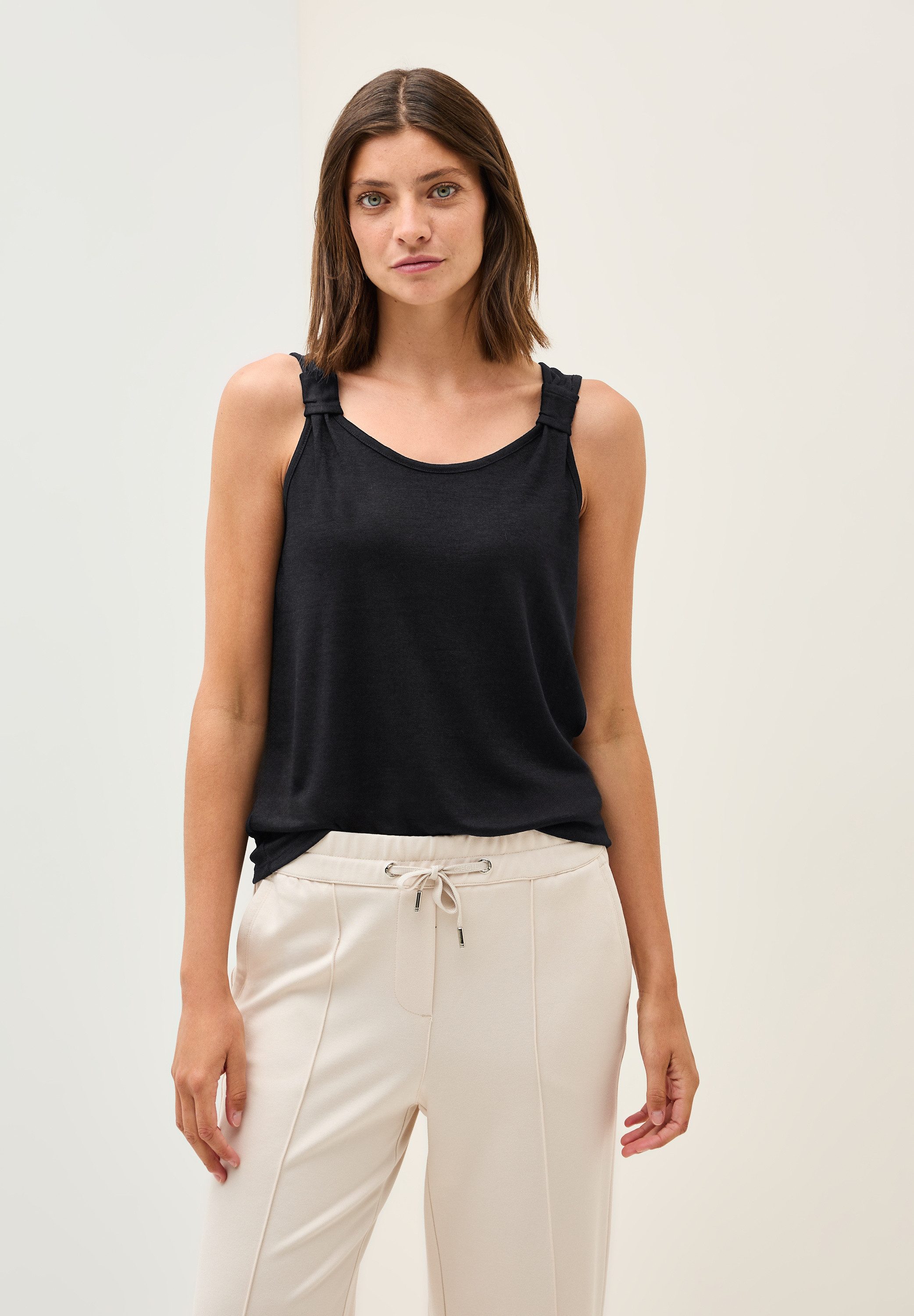 ADORPOP Damen Satin Top - Elegantes Trägertop Mit Seidenoptik