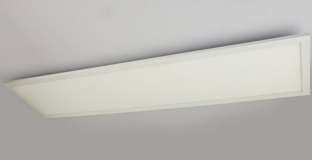 etc-shop LED-Leuchtmittel Wohnzimmerleuchte Bürolicht Deckenleuchte, Aufbaupanel fest Warmweiß, verbaut, Deckenlampe Deckenpanel weiß LED