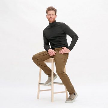LIVING CRAFTS Bequeme Jeans NORIK Vielseitig kombinierbare Herren-Chinos aus Bio-Baumwolle mit Elasthan