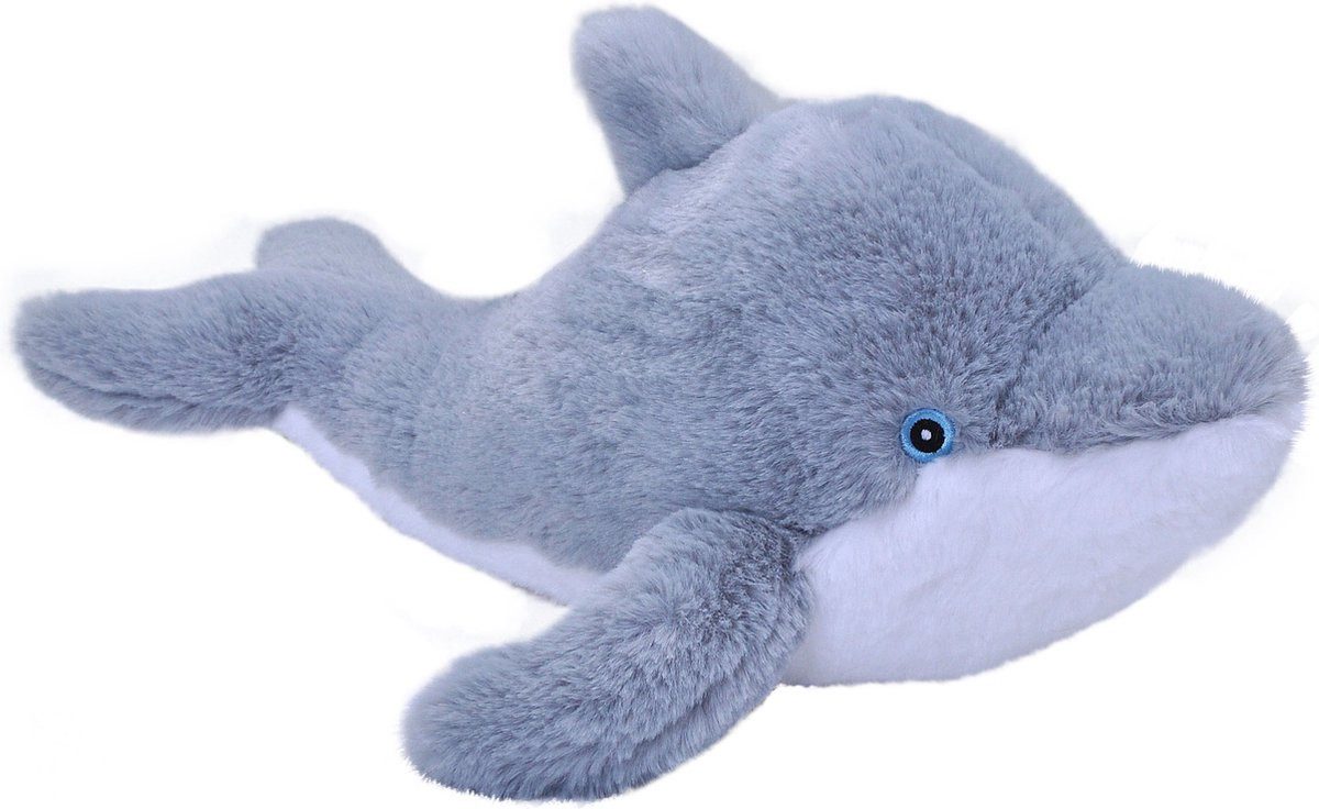 WILD REPUBLIC    Kuscheltier Plüsch-Delfin, grau, 30 cm