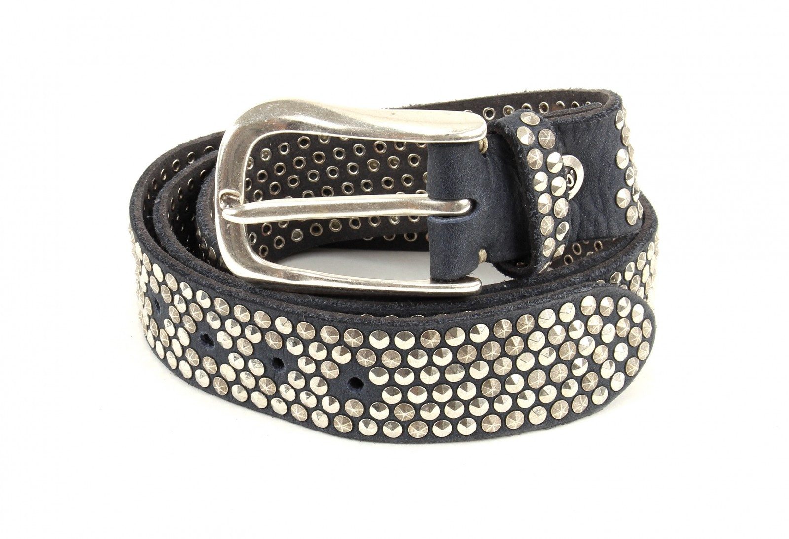 b.belt Ledergürtel Zoe Nietengürtel aus echtem Leder