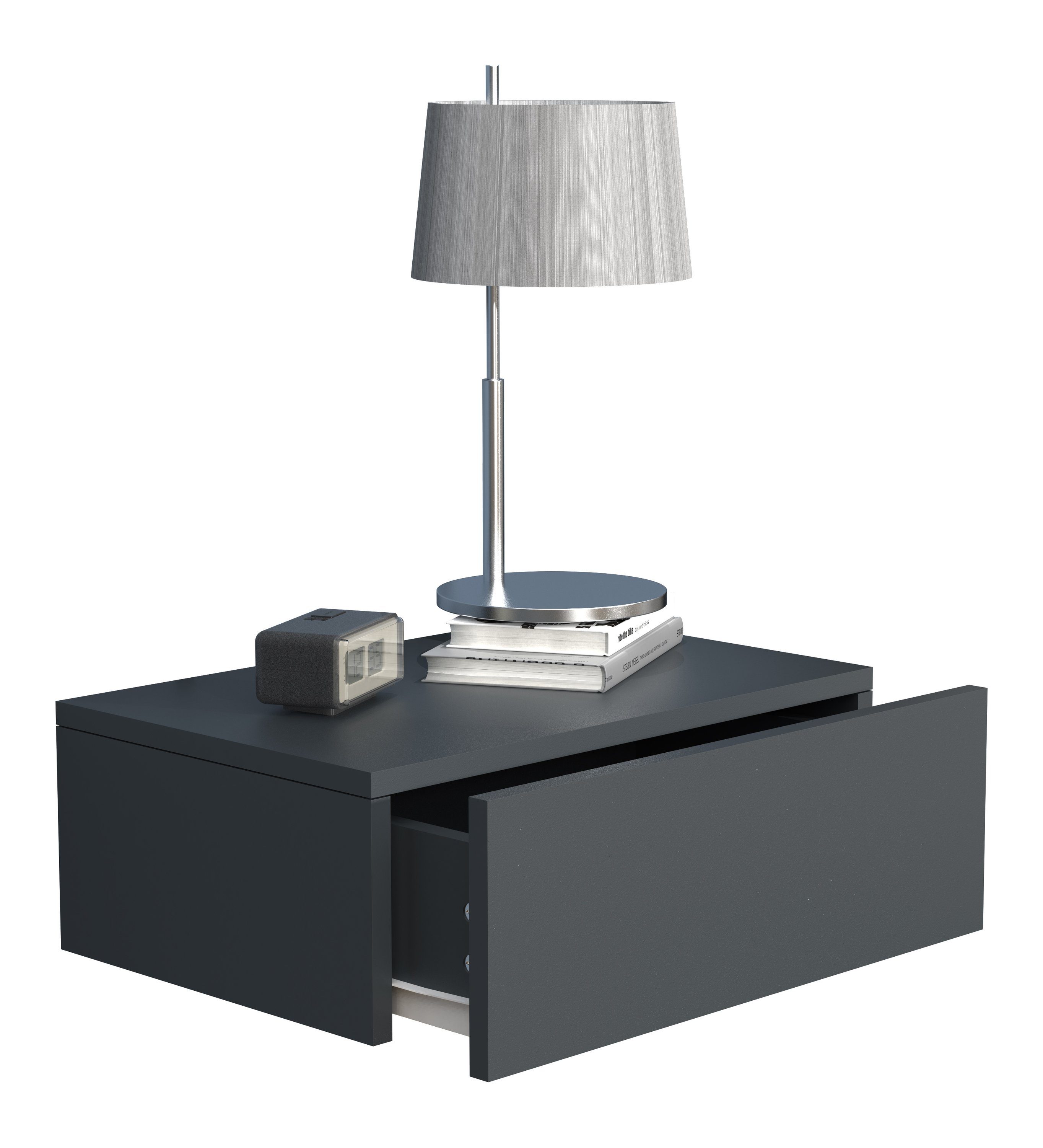 VCM Nachttisch Holz Wandschublade Wand Hänge Nachttisch Usal M45 günstig online kaufen