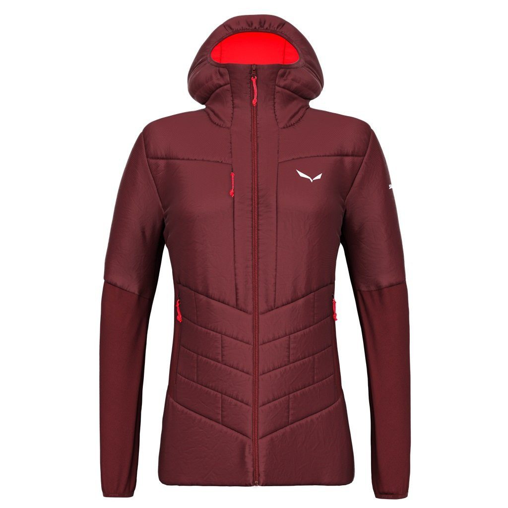 Salewa Hybridjacke Ortles Hybrid (warm, TirolWool, komprimierbar) weinrot D günstig online kaufen