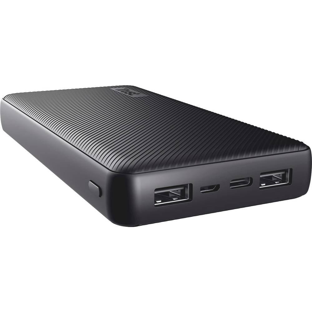 Trust Powerbank 20000 mAh Li-Ion Micro USB Schwarz Outdoor 24676 Powerbank