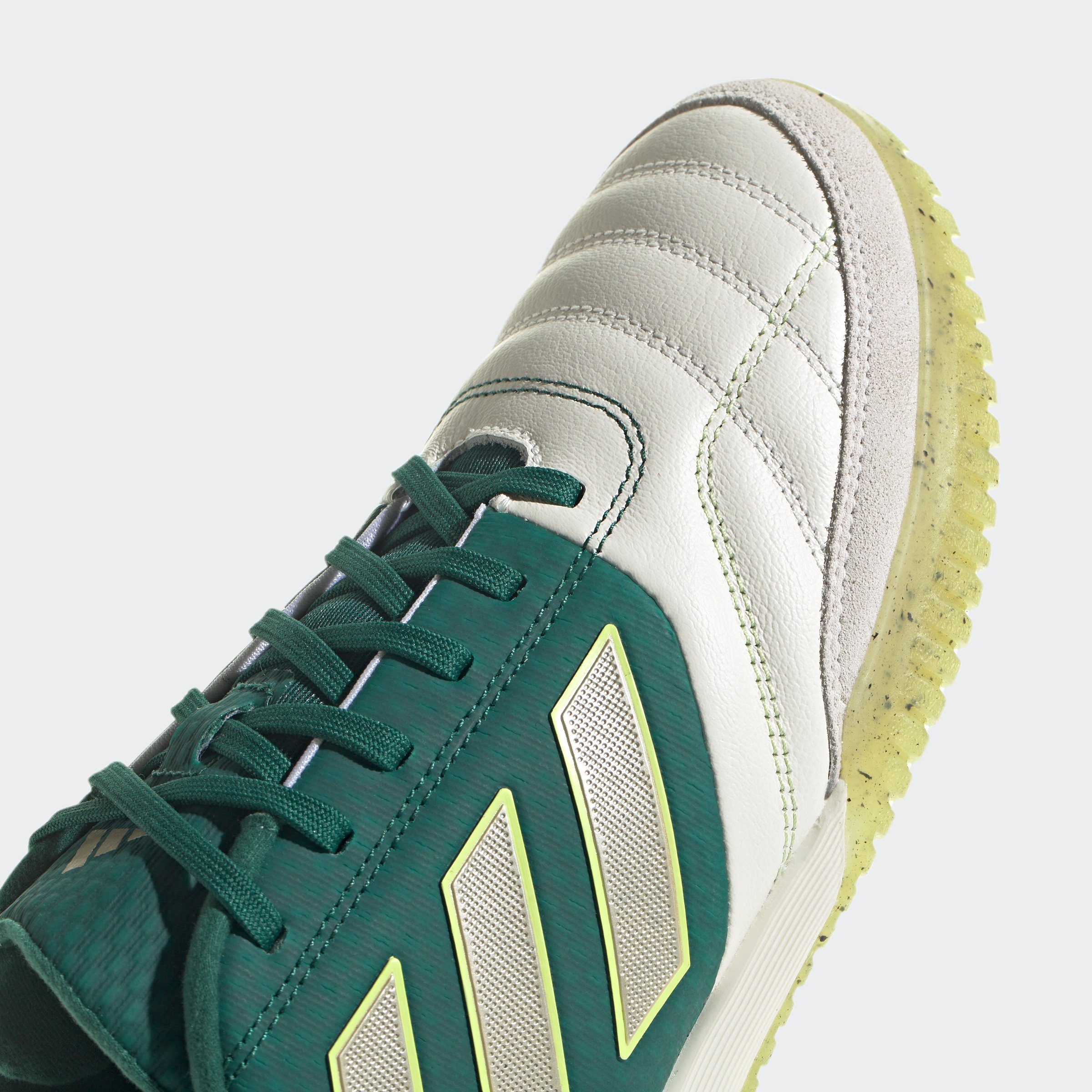 adidas Performance TOP SALA offwhite-grün COMPETITION Fußballschuh