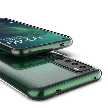CoverKingz Handyhülle Huawei P Smart 2021 Handy Hülle Silikon Cover Case Tasche Bumper