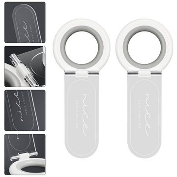 ELANOX Abstandshalter WC Deckel Halter multifunktionale Halter für mehr Hygiene Sitz Material: PC, TPR