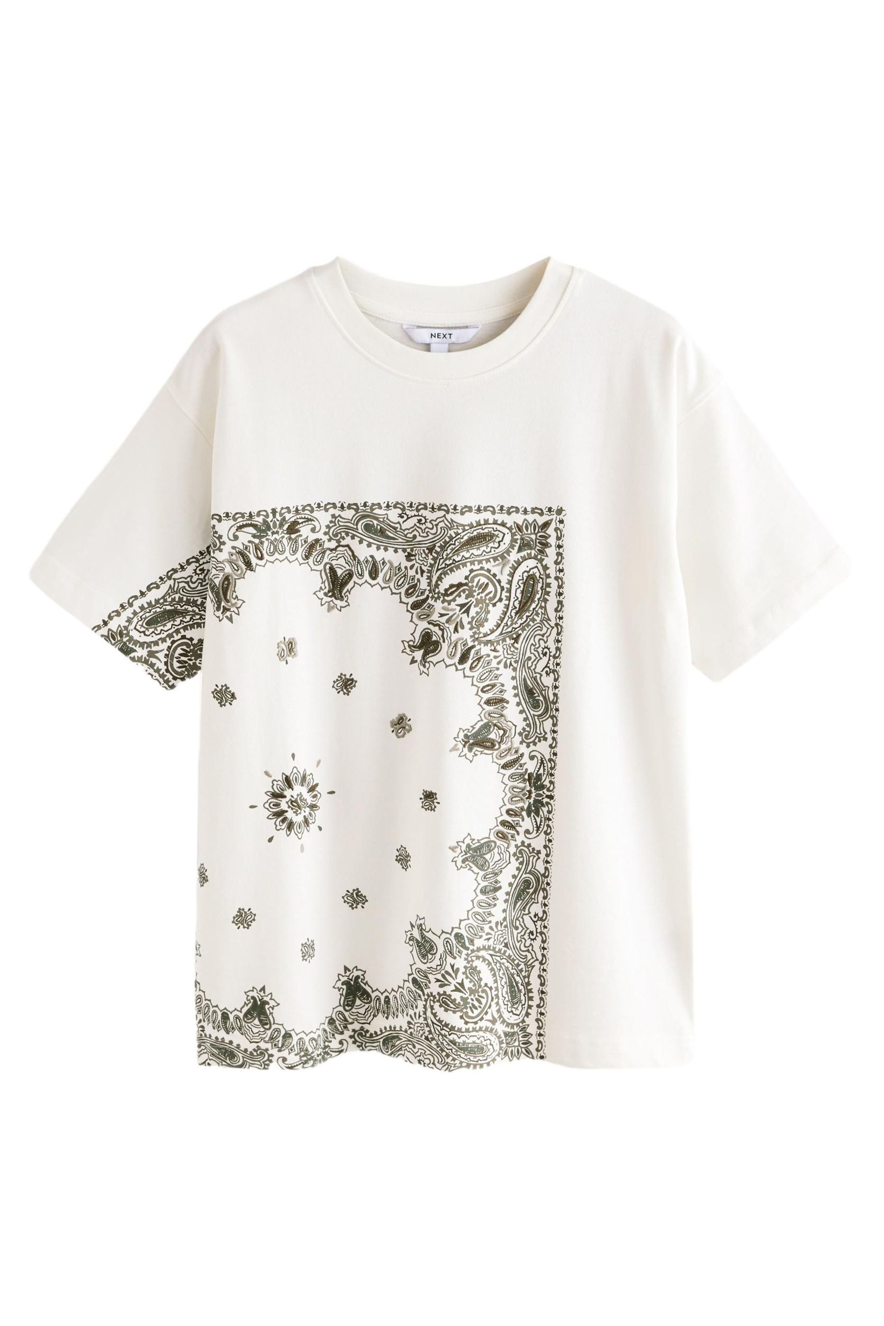Next T-Shirt Kurzarmshirt aus 100 % Baumwolle günstig online kaufen