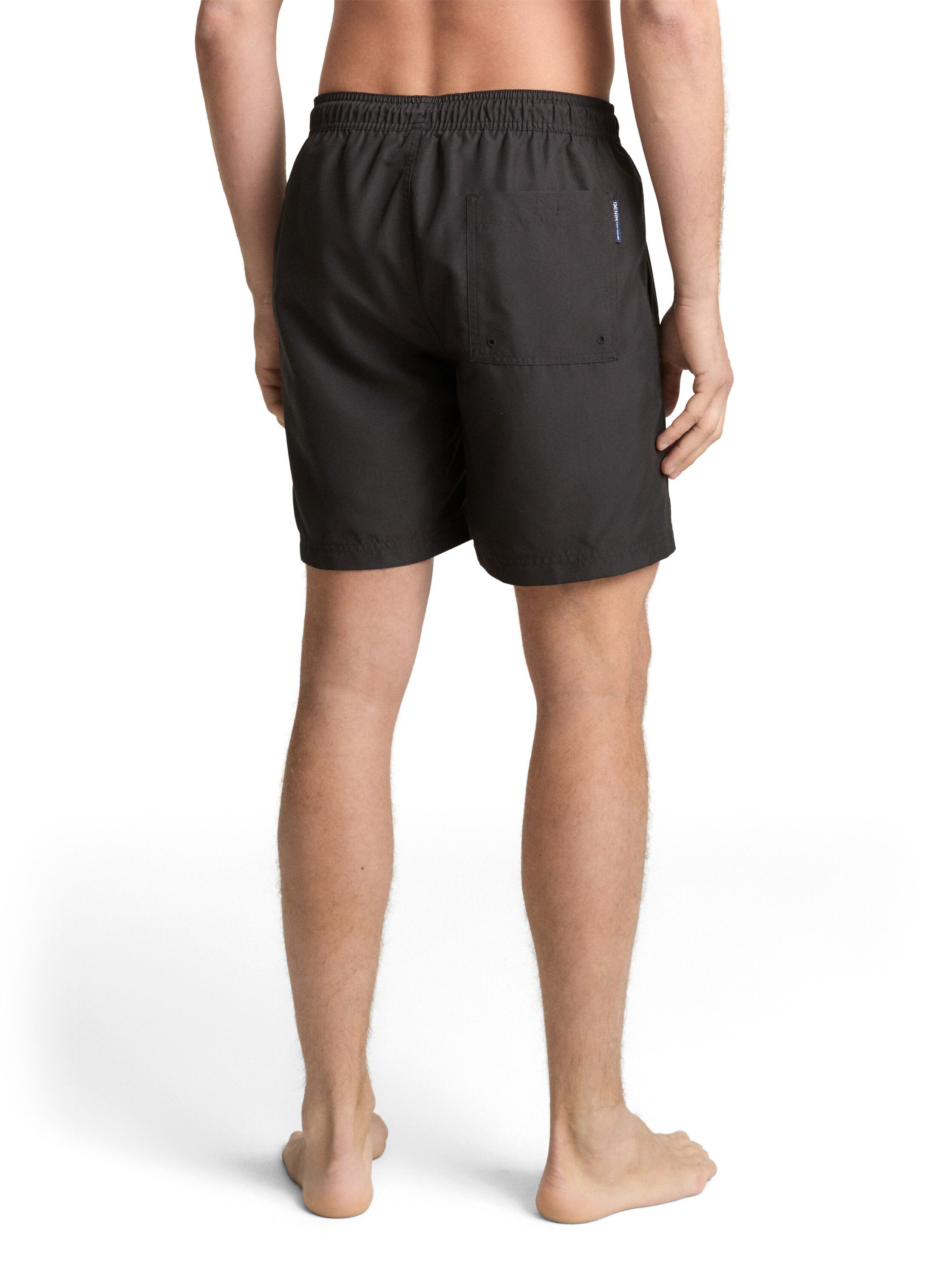 TOM TAILOR Denim Badeshorts Schwimmshorts mit Eingrifftaschen und Gummibund