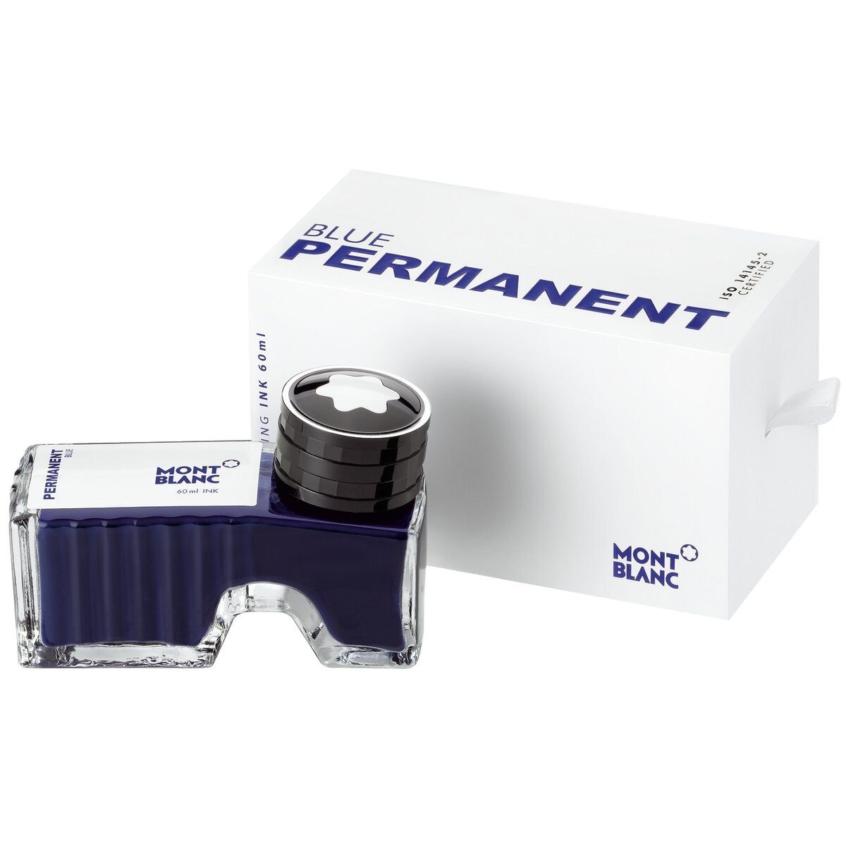 MONTBLANC Füllhalter Tinte - 60 ml Glasflacon blue.