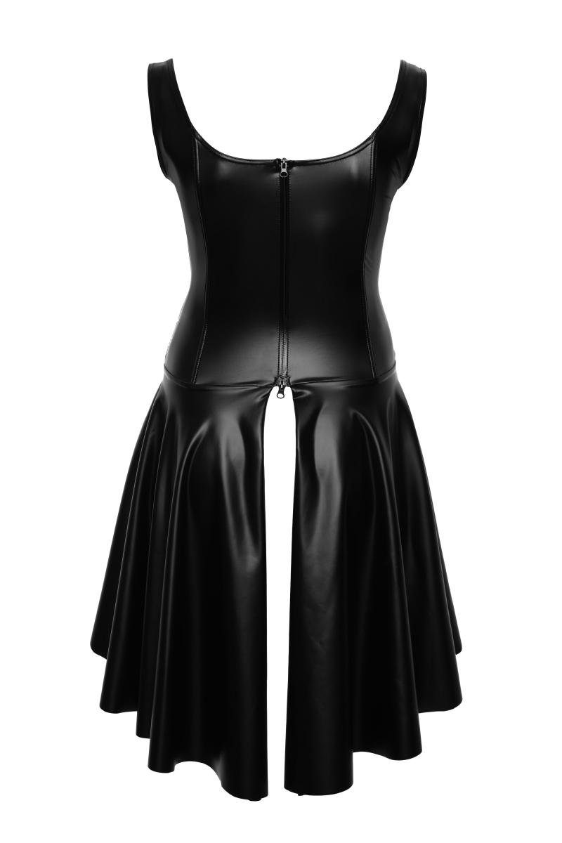 Damen Kleider Noir Handmade Minikleid in schwarz - 3XL
