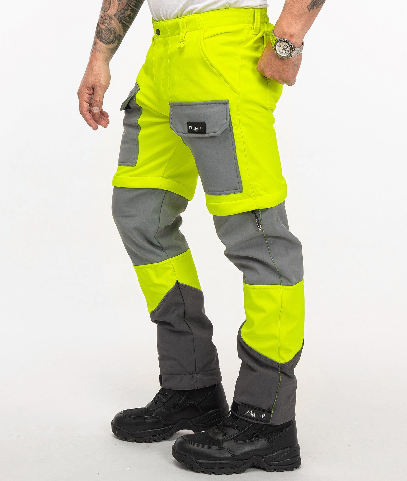 Rock Creek Softshellhose Herren Softshellhose Zipp-Off Hose Shorts H-309 günstig online kaufen