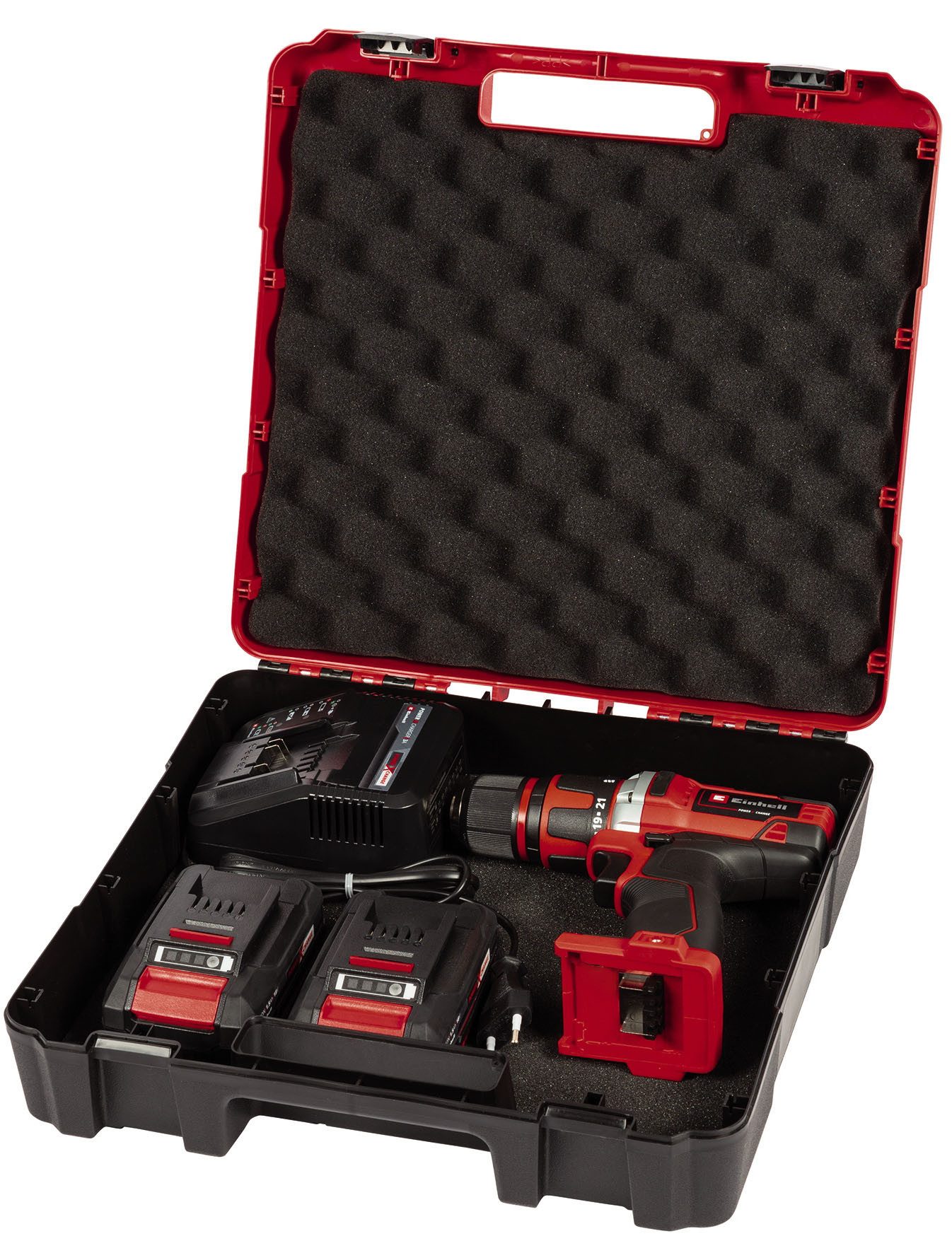 Einhell Akku-Bohrschrauber TE-CD 18/40-1 Li, (Set, 4-tlg), mit 2x 1,5 Ah PXC-Akkus und Aufbewahrungskoffer