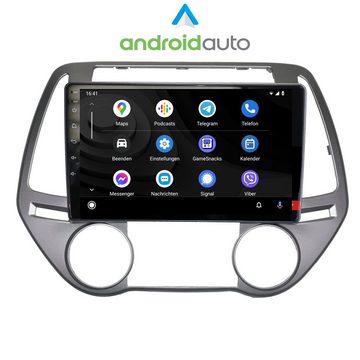 TAFFIO Für Kia i20 12-14 9"Touchscreen Android Autoradio CarPlay AndroidAuto Einbau-Navigationsgerät