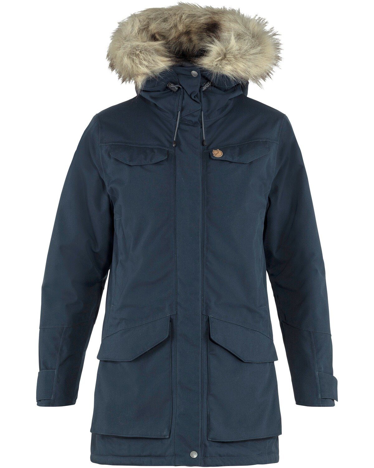 Fjällräven Winterjacke Damen Parka Nuuk Navy Dark