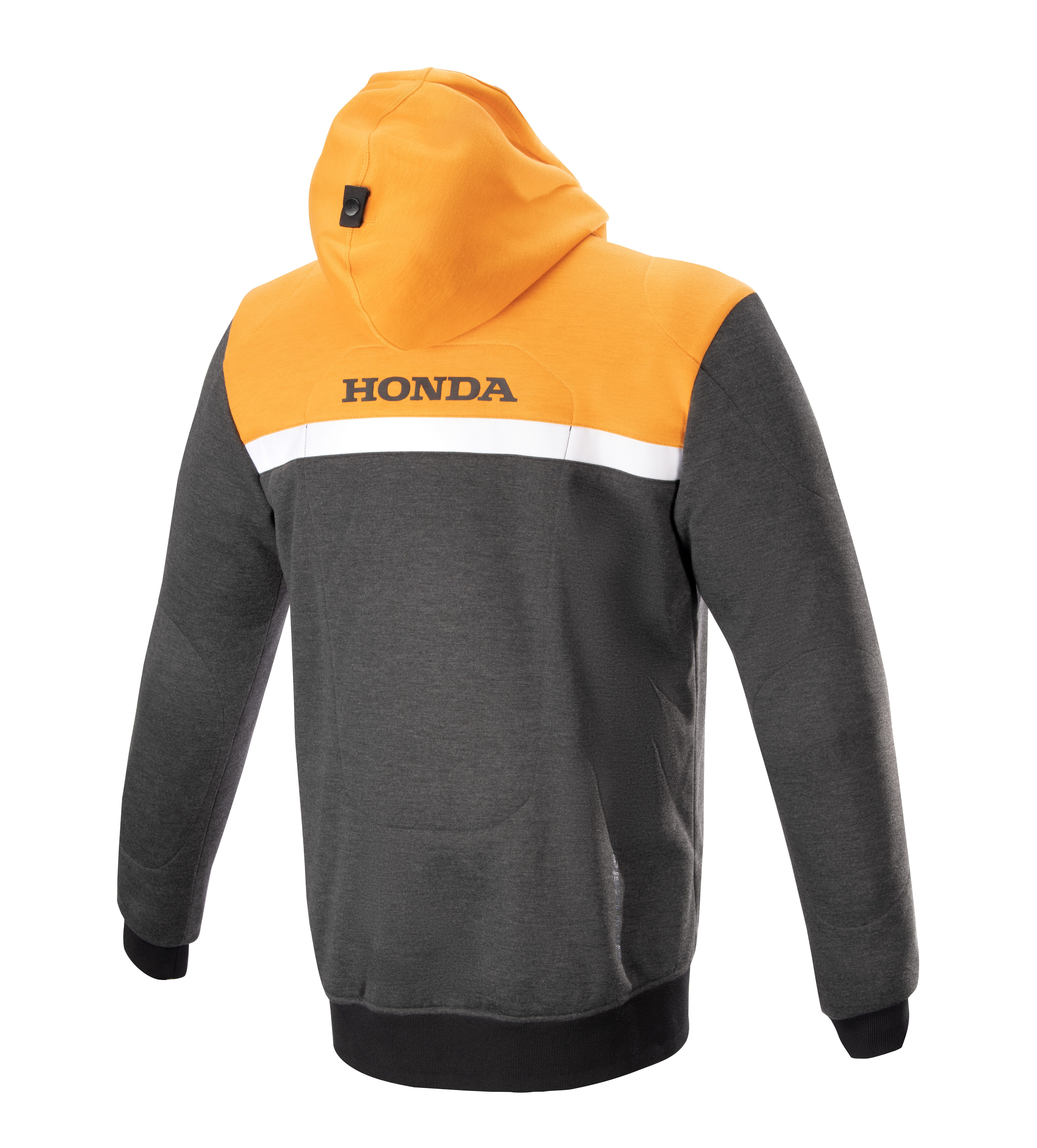 Alpinestars Motorradjacke Alpinestars Honda Chrome Street Hoodie schwarz / melange / orange motorradjacke herren