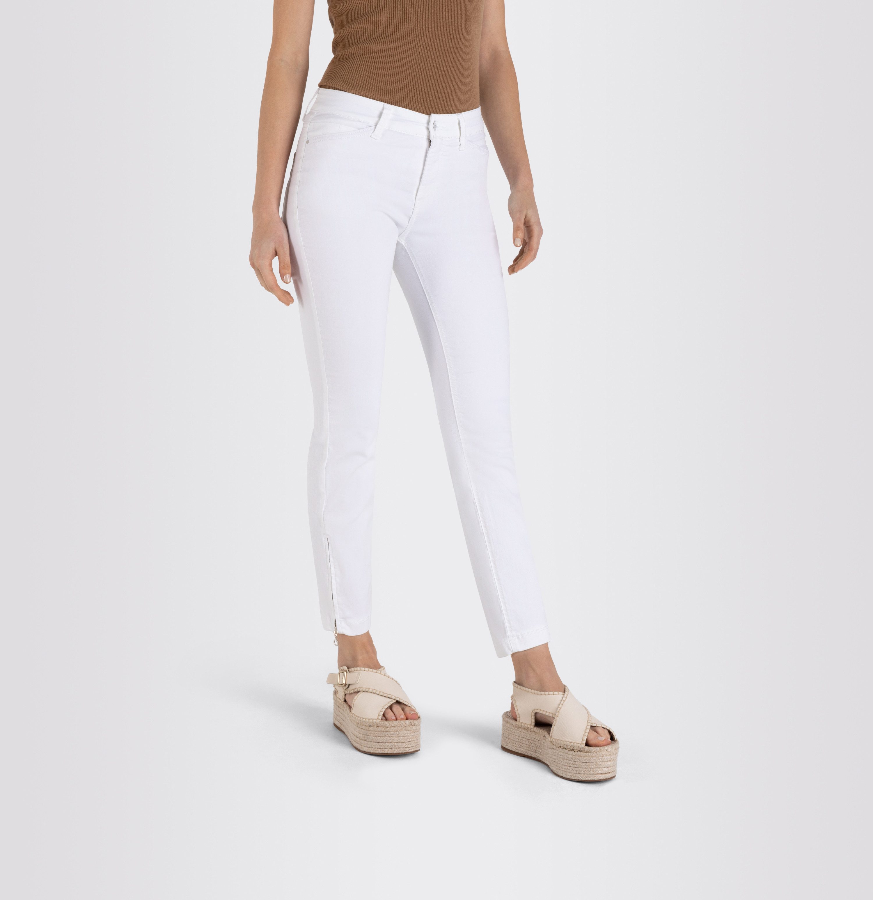 MAC 7/8-Jeans Dream Chic verkürzte Form mit Reißverschluss