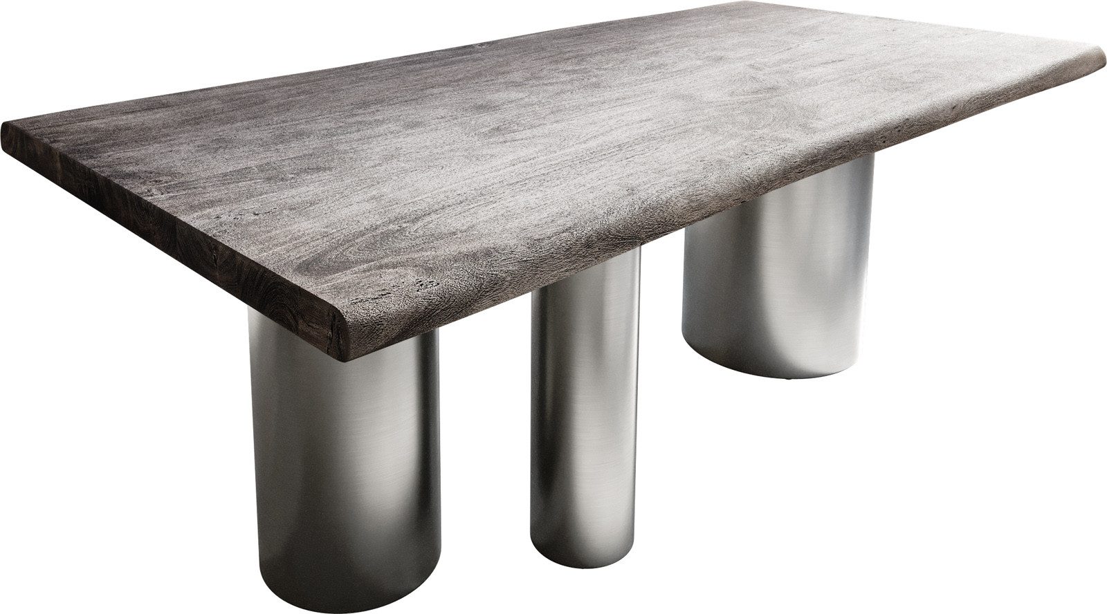 DELIFE Esstisch Edge, Akazie Platin 200x100 günstig online kaufen