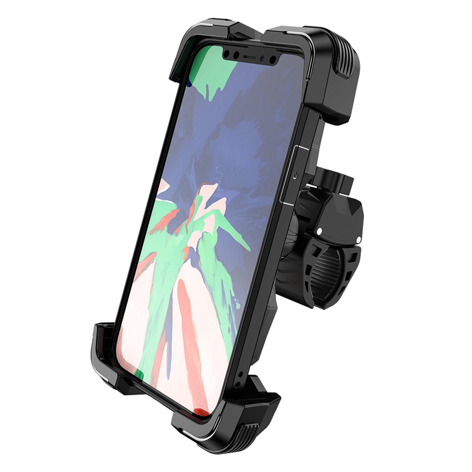 TUWENA Handy-Halterung Handyhalter für Motorrad Fahrrad 360 Drehung iPhone Samsung Smartphone, (bis 7 Zoll, Für iPhone / Samsung / Huawei / XIAOMI Serie Telefon, 360° Verstellbare)