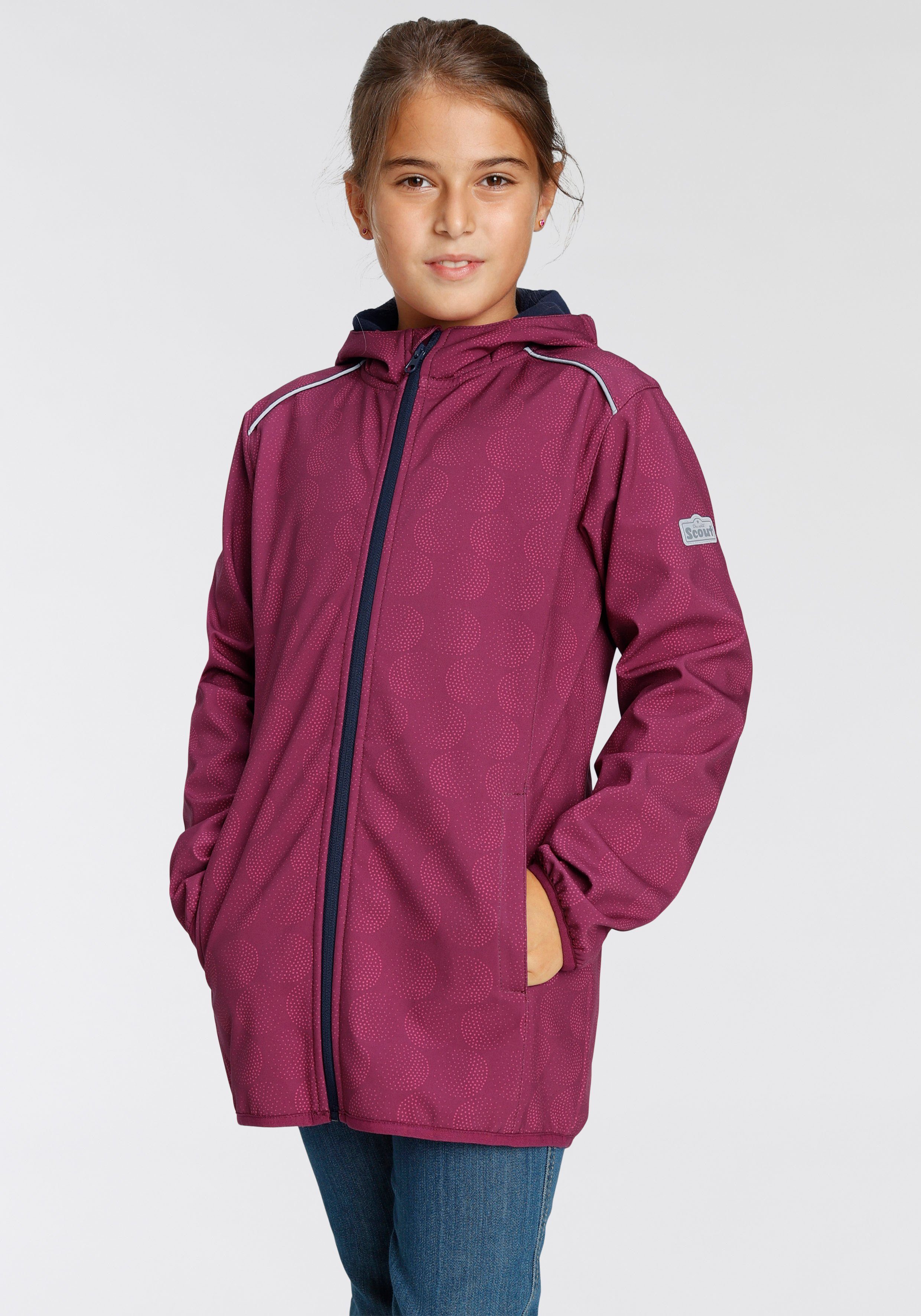 Scout Softshelljacke SHIMMER mit reflektierenden Details | Übergangsjacken