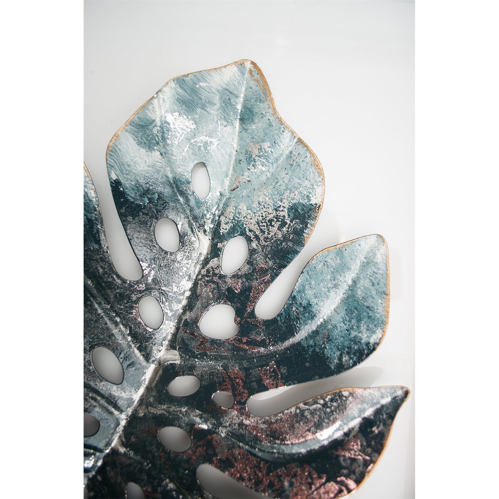 NTK-Collection Wanddekoobjekt Wanddeko Blatt Monstera (Stück, günstig online kaufen