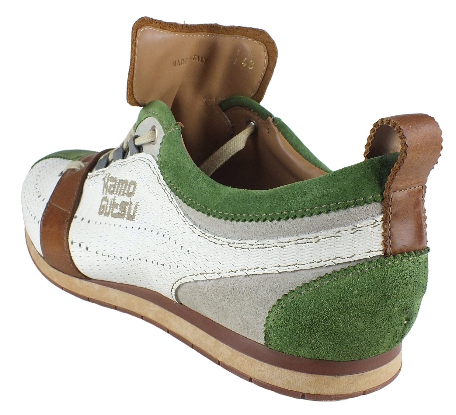 Kamo-Gutsu Herren Leder Halbschuhe Sneaker Wechselfussbett günstig online kaufen
