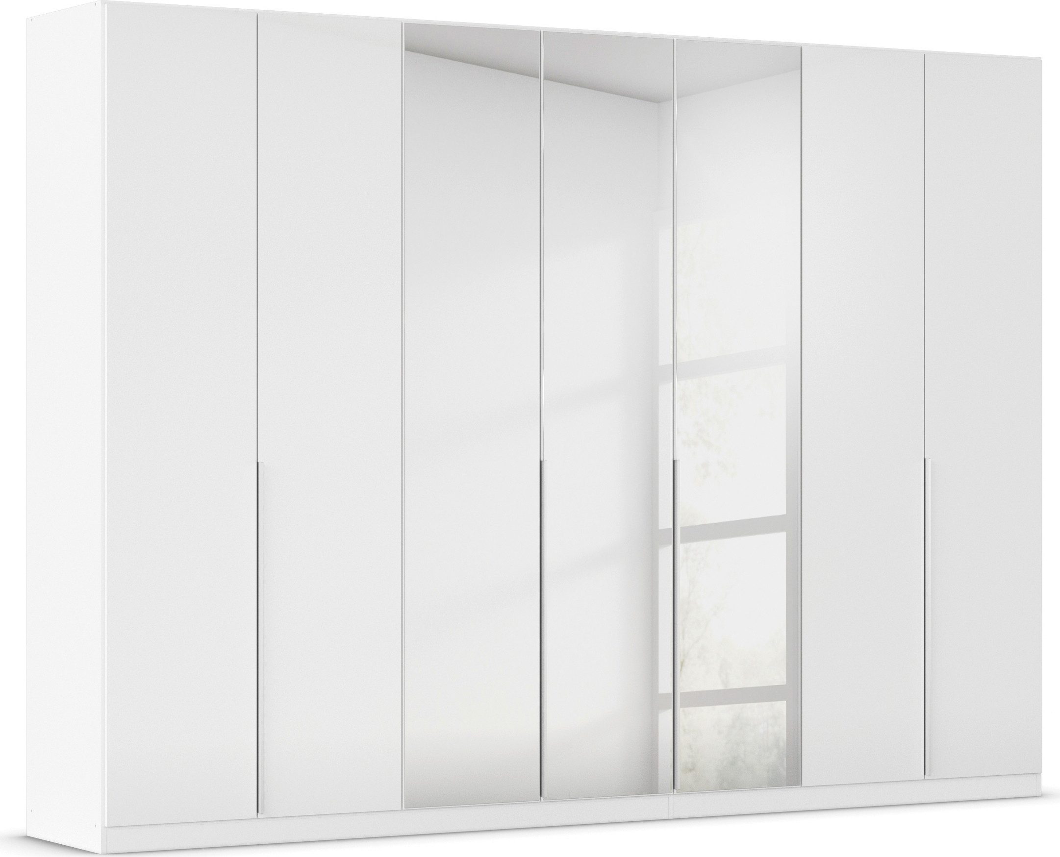 OTTO home Drehtürenschrank Kleiderschrank Schrank Garderobe AGORDO mit Dekor- oder Hochglanzfront (in zwei Griff-Farben, Breiten 91-405 cm) durchdachte Innenausstattung, in 8 Breiten und 2 Höhen MADE IN GERMANY