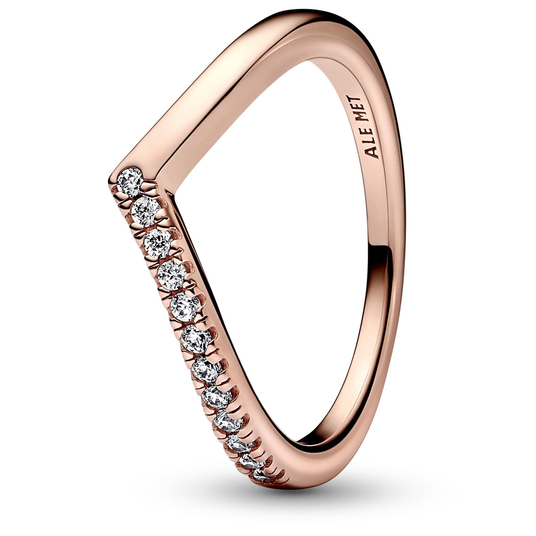 Pandora Silberring Halbfunkelnder Wunsch Roségoldfarben günstig online kaufen