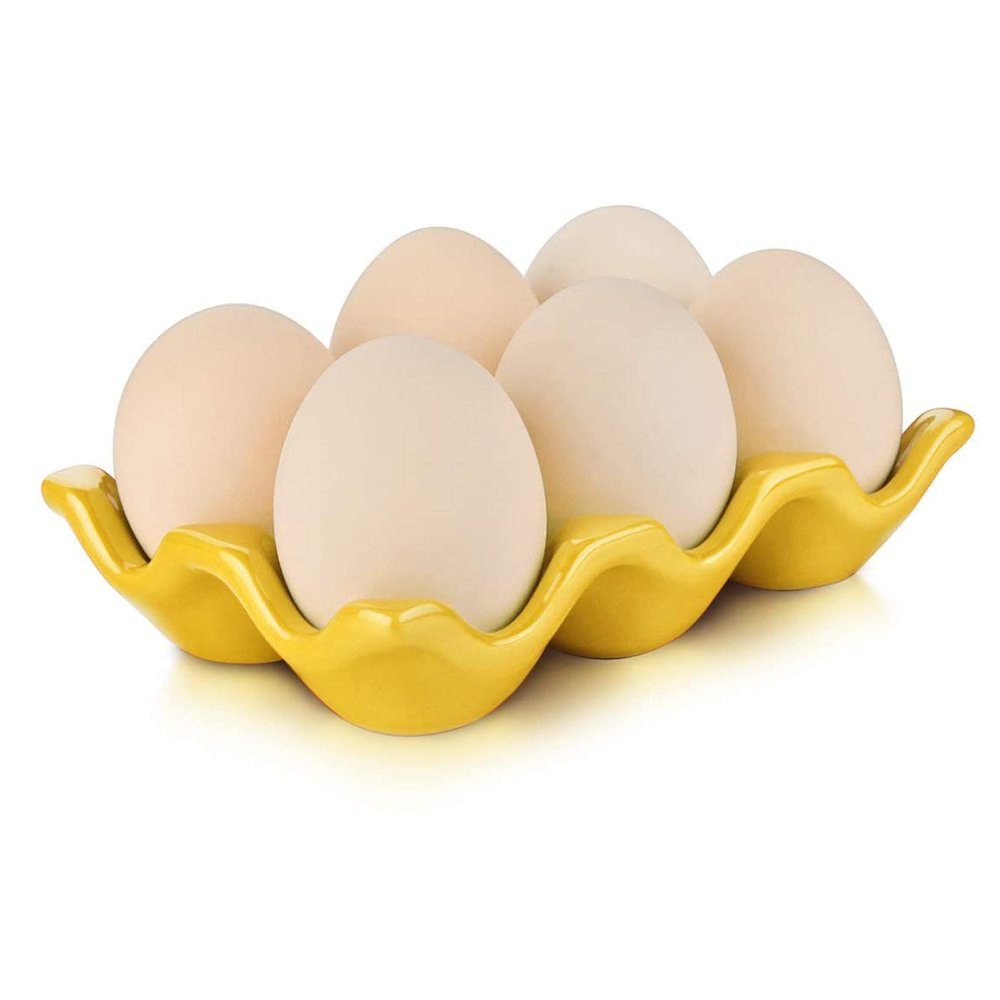 Jormftte Eierbecher Eierschienen Eierhalter für Kühlschrank Eier