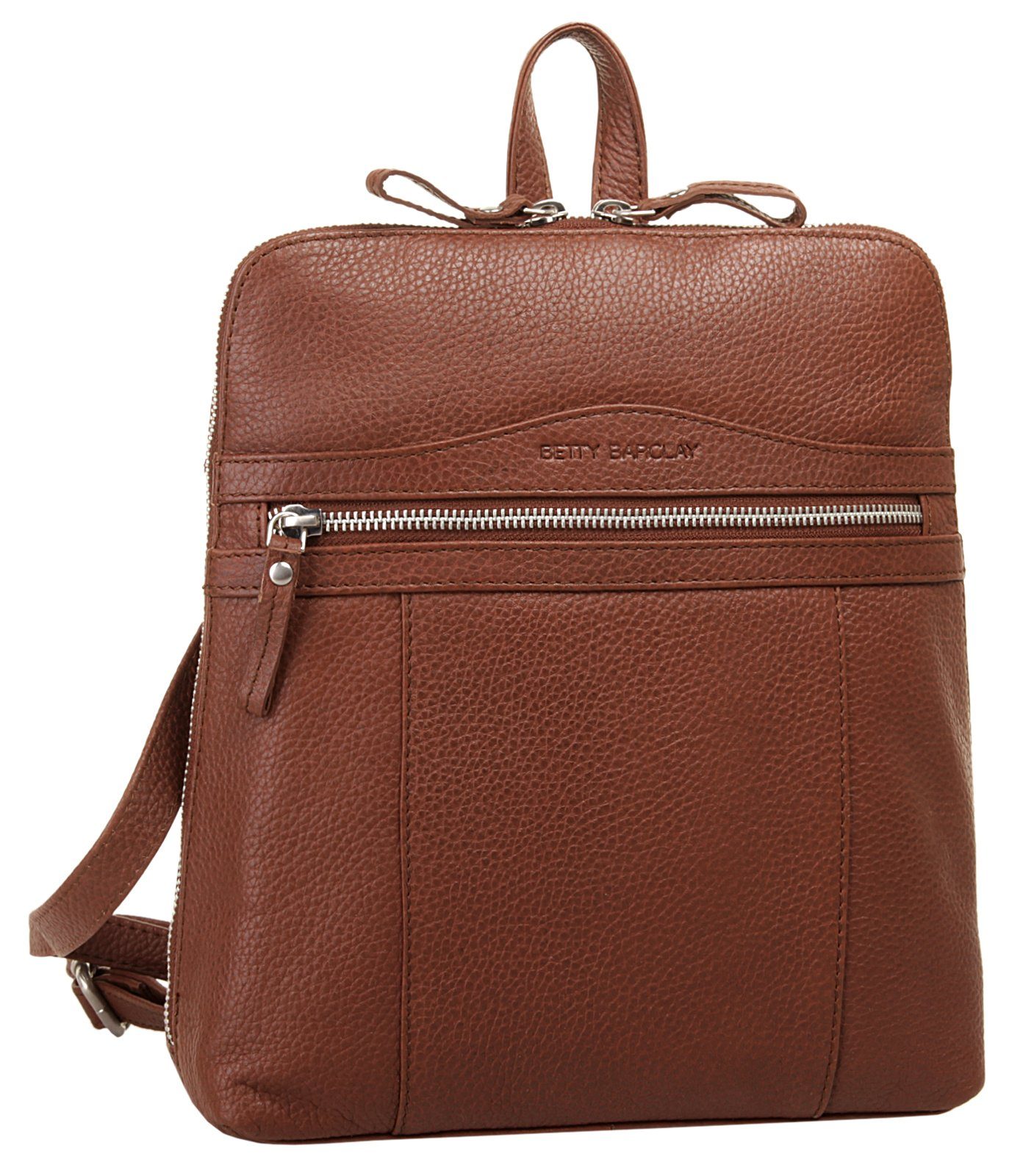 Betty Barclay Cityrucksack BETTY BARCLAY Damen echt Leder, echt Leder – Bild 3 von 5